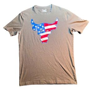 Under Armour Project Rock Brahama Bull USA Shirt M